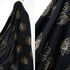 'Emery' ~ Black Embroidered Linen Viscose *Last Piece 3.4m